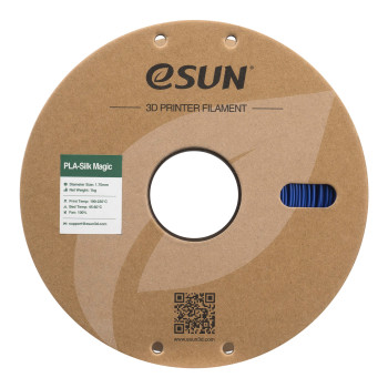 eSUN ePLA-Silk Magic filamentas 1.75mm 1kg Žalia / Mėlyna – Dviejų spalvų šilkinis plastikas