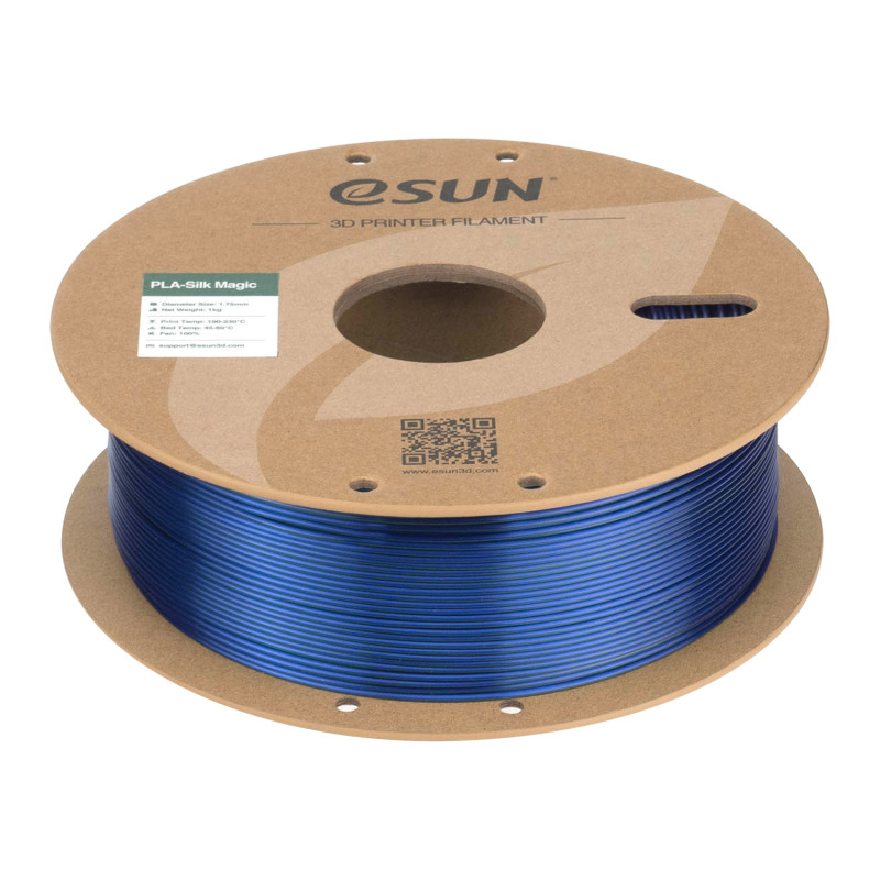 eSUN ePLA-Silk Magic filamentas 1.75mm 1kg Žalia / Mėlyna – Dviejų spalvų šilkinis plastikas