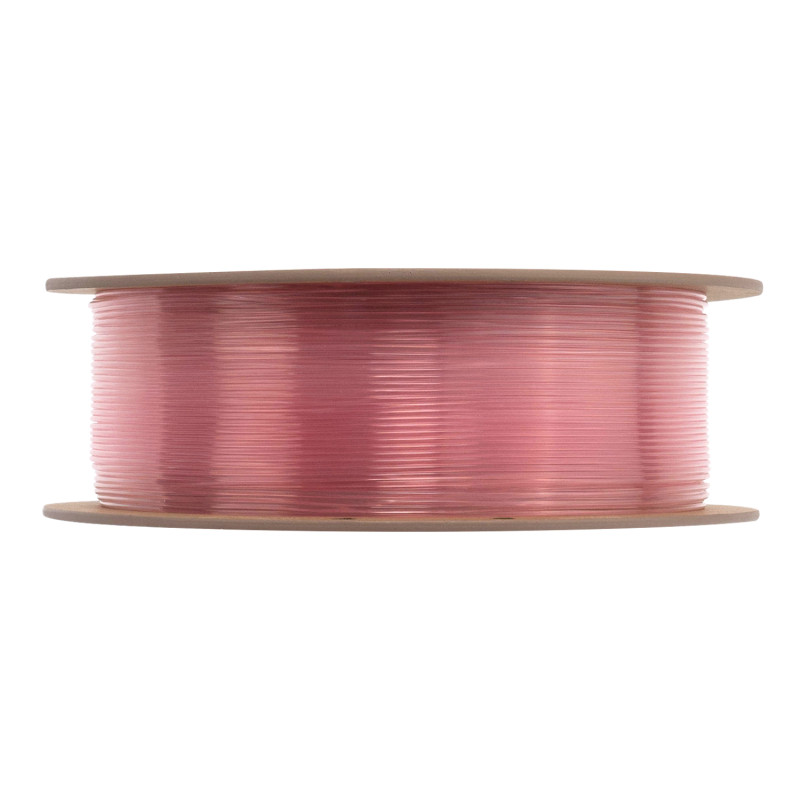 eSUN PLA-Clear Rainbow plastikas 1.75mm 1kg Rožinė-kristalinė – Itin skaidrus, krištolinio blizgesio vaivorykštinis gradientas