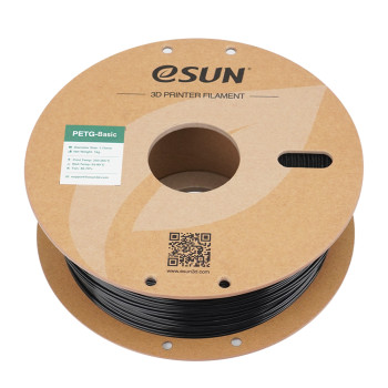 eSUN PETG-Basic filamentas 1.75mm 1kg Juoda