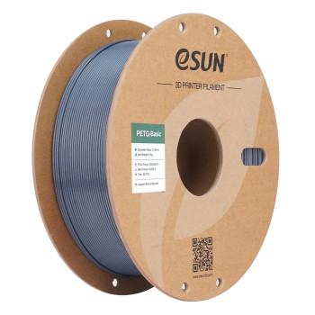 eSUN PETG-Basic filamentas 1.75mm 1kg Pilka