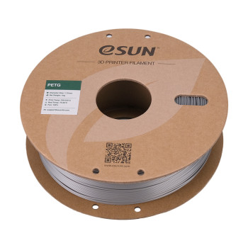 eSUN PETG filamentas 1.75mm 1kg Sidabrinė – PETG plastikas