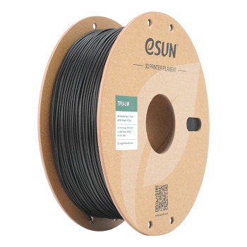 eSUN TPU-LW 3D spausdinimo filamentas Juoda, 1,75 mm, 0,75 kg